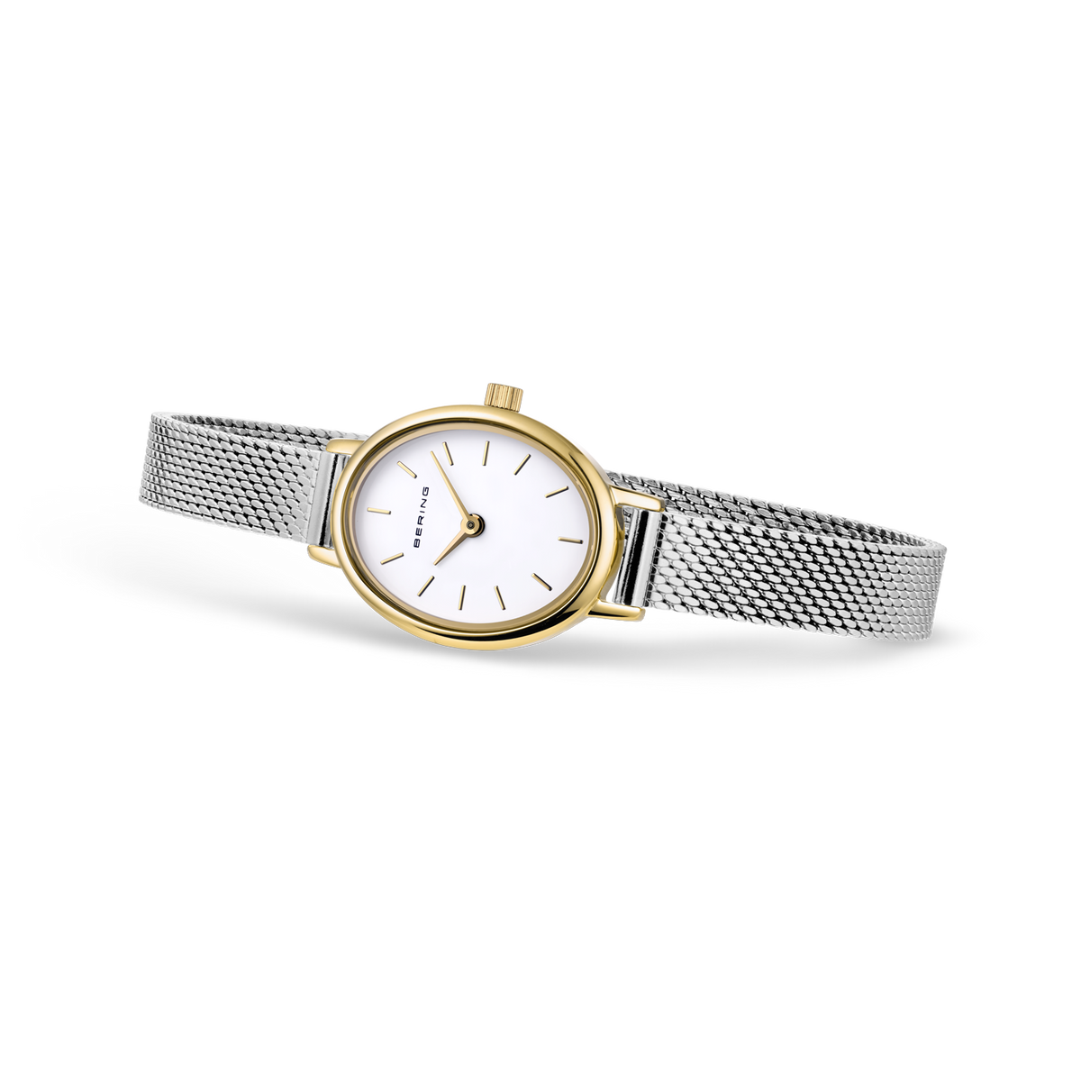 Petite Oval Mesh 24 mm Watch Gold