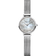 Montre-bracelet BERING en acier inoxydable avec cadran argenté et bracelet maille.