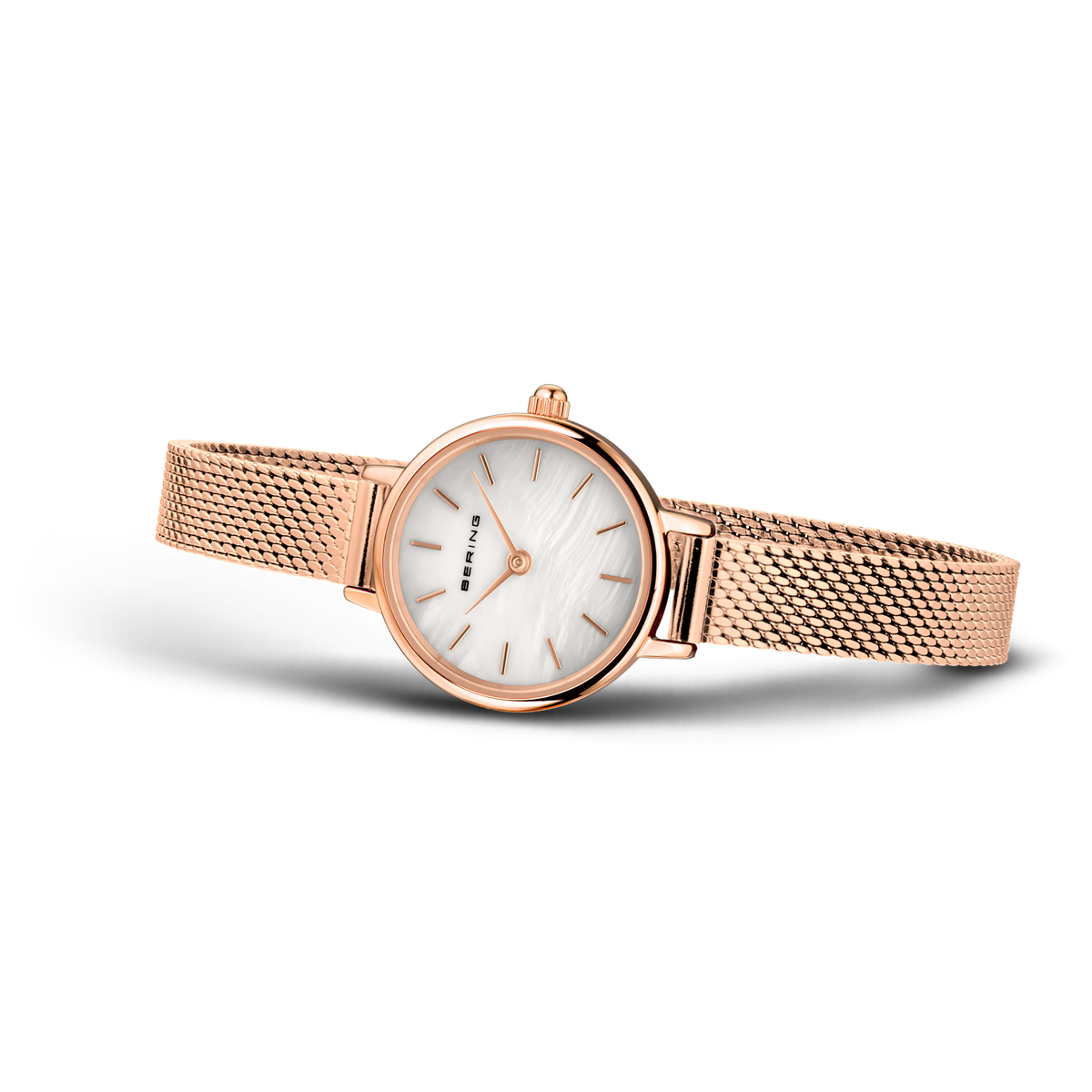 Petite Perlemor Mesh Ur Rosaguld