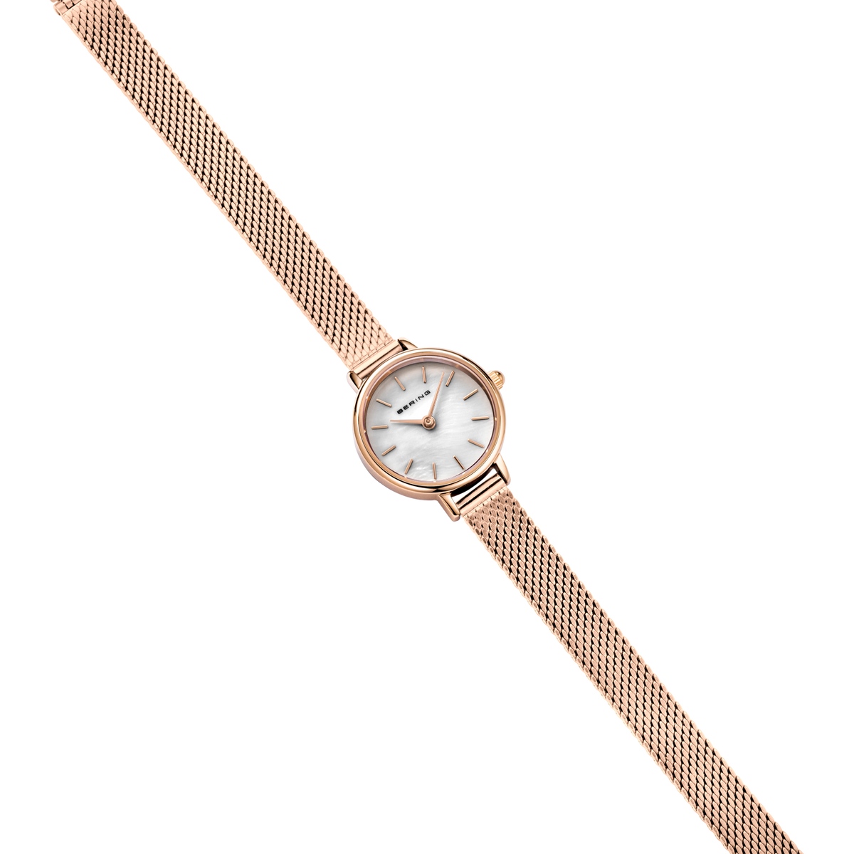 Petite Perlemor Mesh Ur Rosaguld
