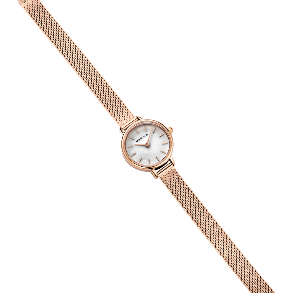 Petite Perlemor Mesh Ur Rosaguld