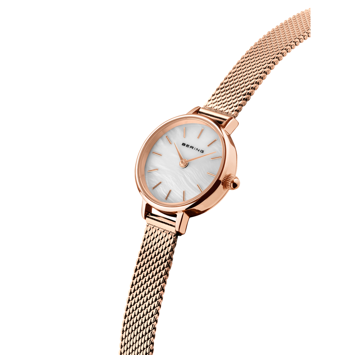 Petite Perlemor Mesh Ur Rosaguld