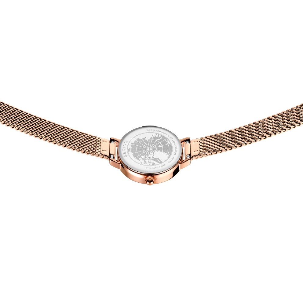 Petite Perlemor Mesh Ur Rosaguld
