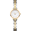 Orologio bicolore acciaio e oro con quadrante tondo