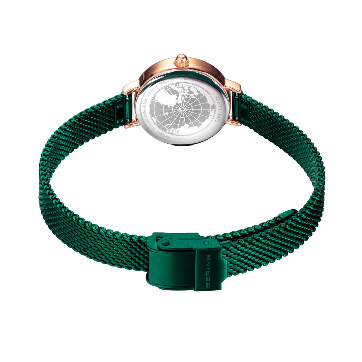 Petite Sunray Mesh Ur Grøn Rosaguld