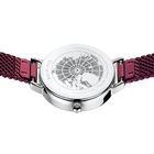 Petite Sunray Mesh Watch Purple Silver