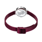 Petite Sunray Mesh Watch Purple Silver
