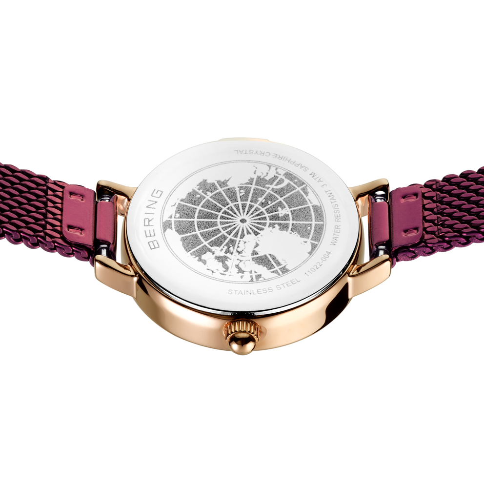 Petite Sunray Mesh Ur Lilla Rosaguld