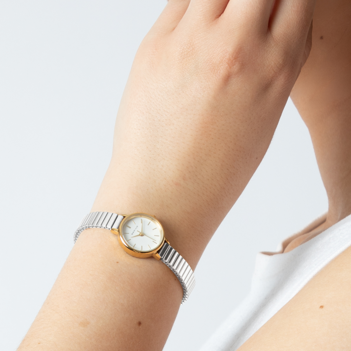 Horloge Petite bicolor