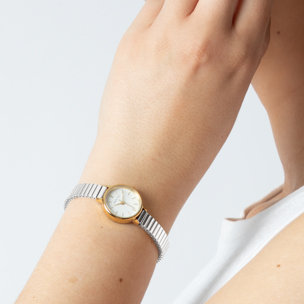 Petite Uhr Bicolor