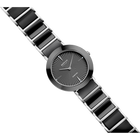 Orologio da polso grigio metallico con bracciale a maglie, mostrato in diagonale