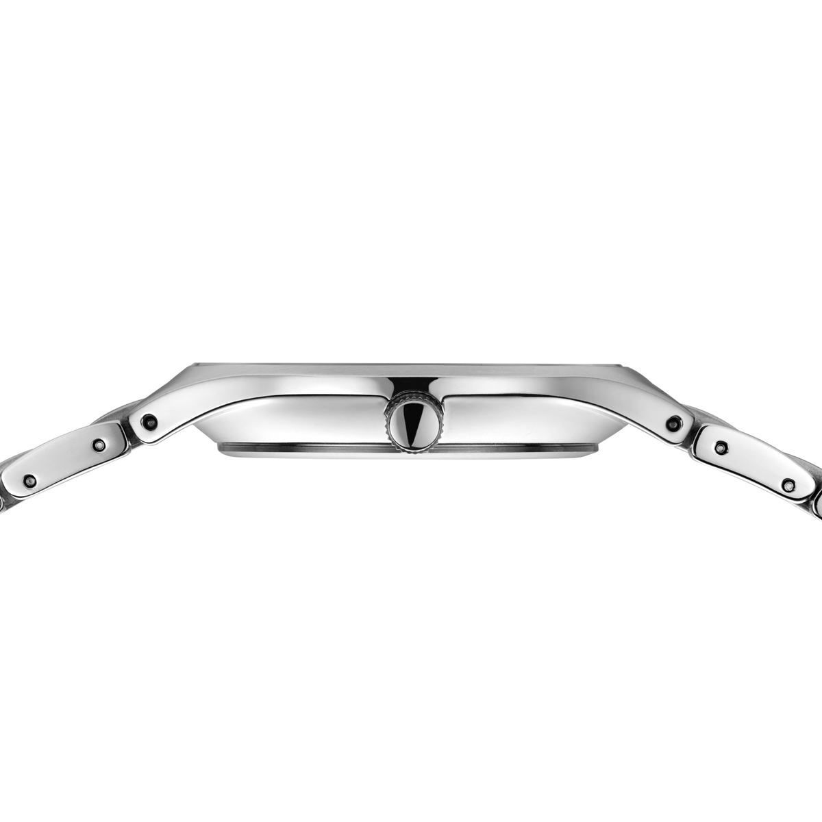 Ultra Slim Date Numerical Titanium Watch Grey