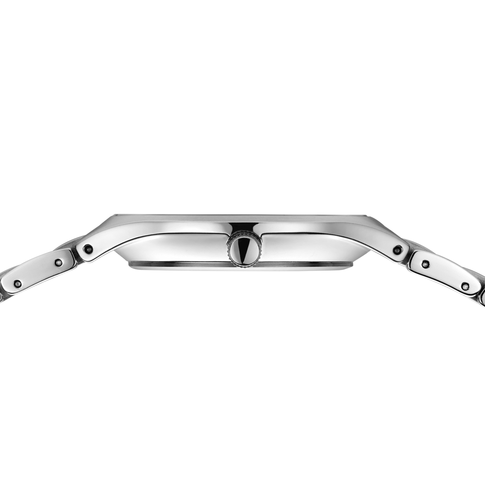 Ultra Slim Date Numerical Titanium Watch Grey