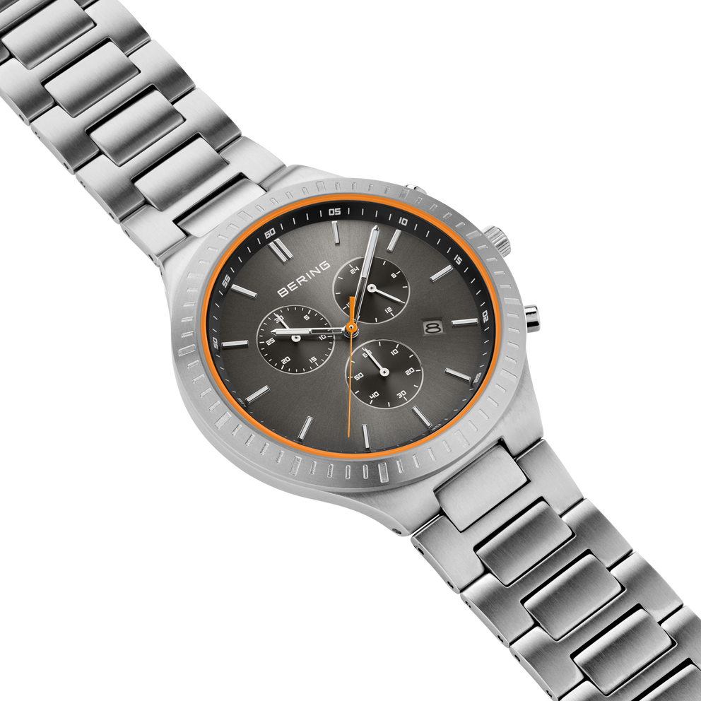 Kronograf Dato Sunray Titaniumur Sort