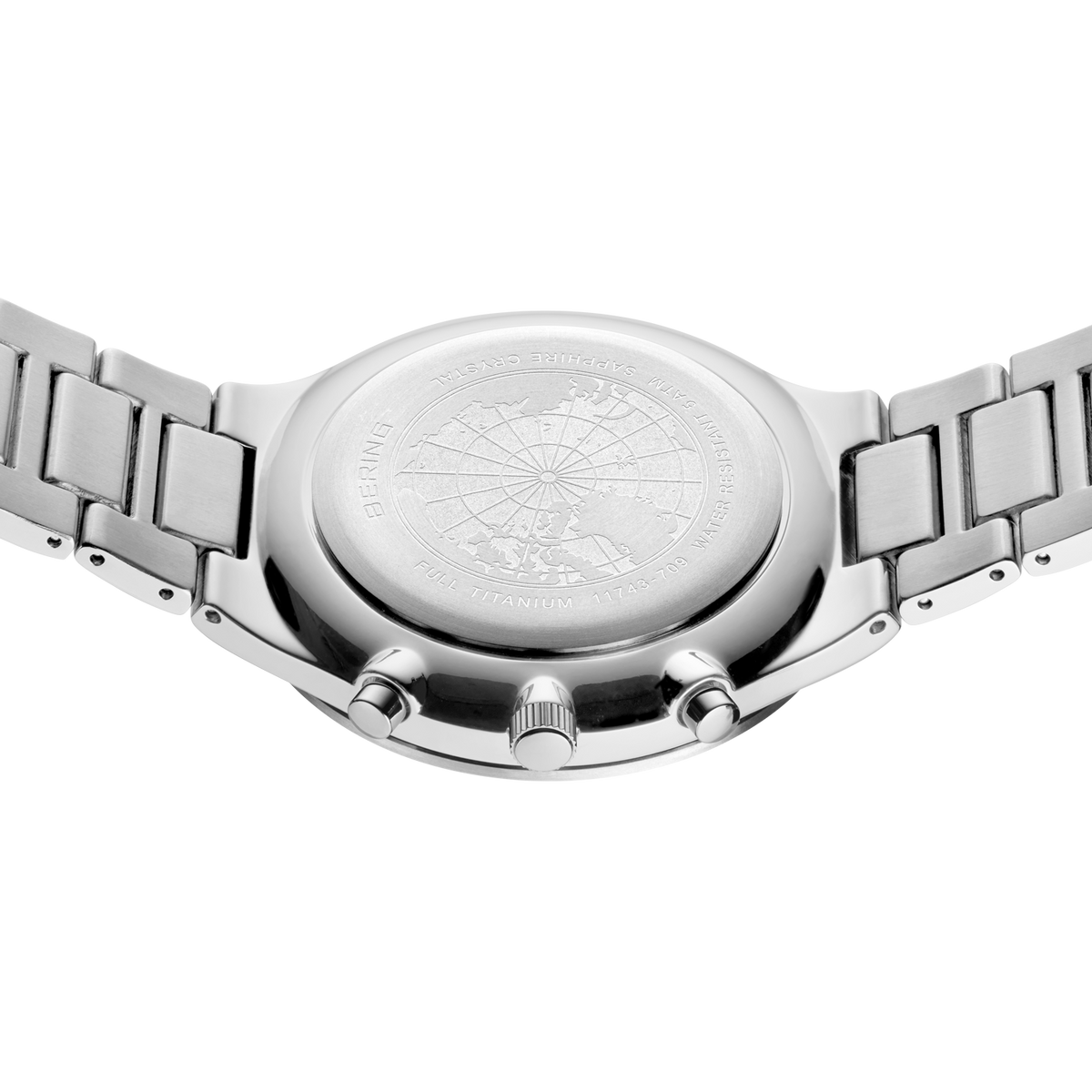 Kronograf Dato Sunray Titaniumur Sort