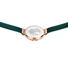 Orologio quadrante sunray mesh verde e oro rosa