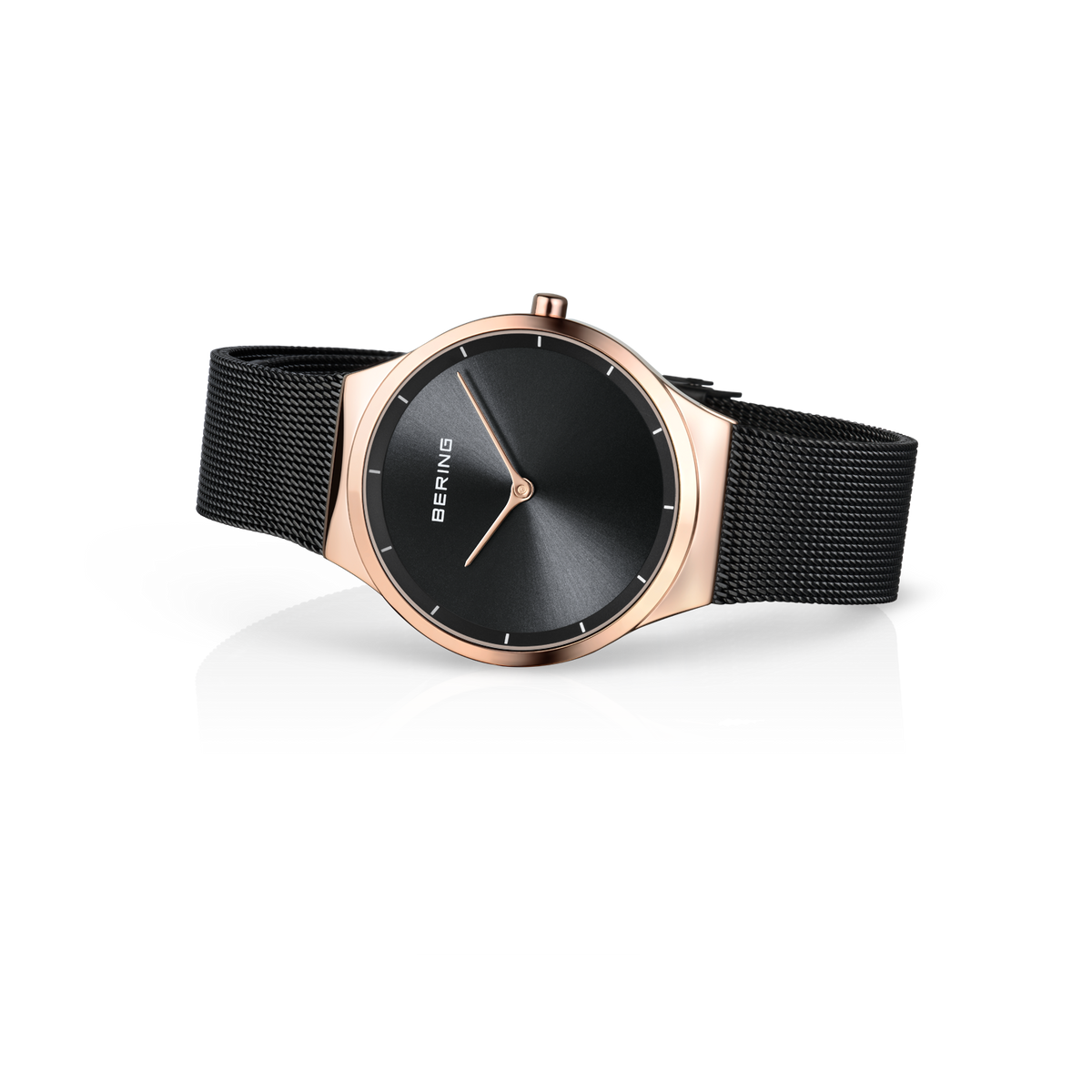 Montre minimaliste or rose