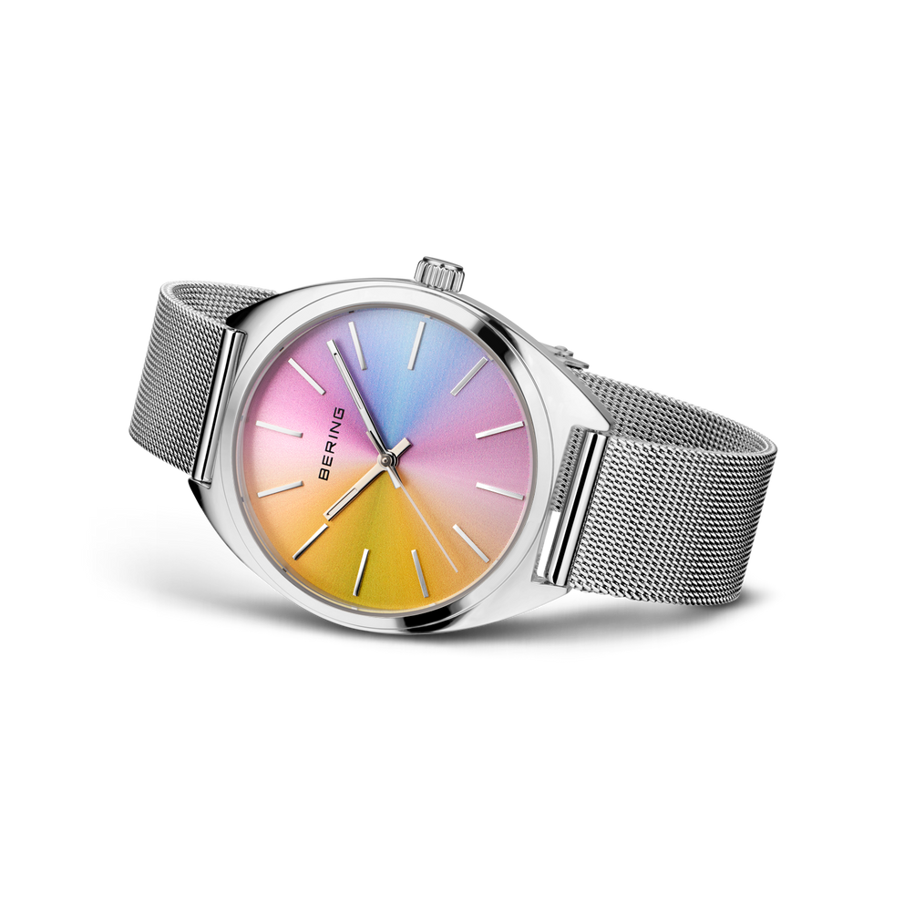 Freedom Mesh 36 mm Watch Multicolor Silver