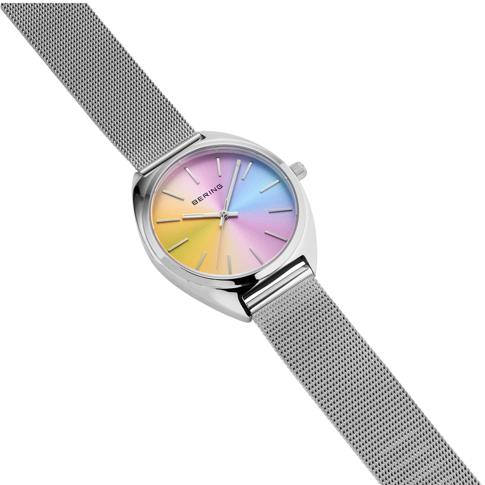 Freedom Mesh 36 mm Watch Multicolor Silver