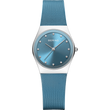 Orologio BERING con cinturino mesh blu e quadrante blu con marcatori blu e lancette argentate