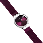 Oval Sunray Mesh Watch Purple