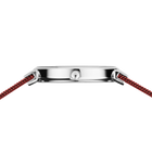 Mini Sunray Mesh Watch Red Silver