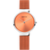 Orologio BERING con quadrante color rame e cinturino mesh, vista frontale