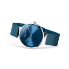 Maxi Sunray Mesh Watch Blue Silver