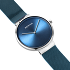Maxi Sunray Mesh Watch Blue Silver