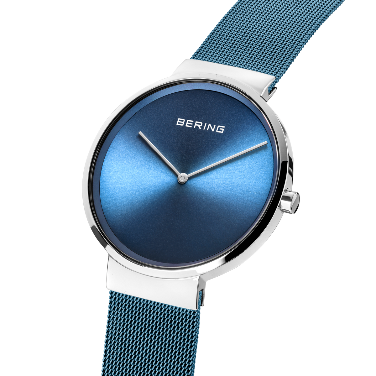Maxi Sunray Mesh Watch Blue Silver