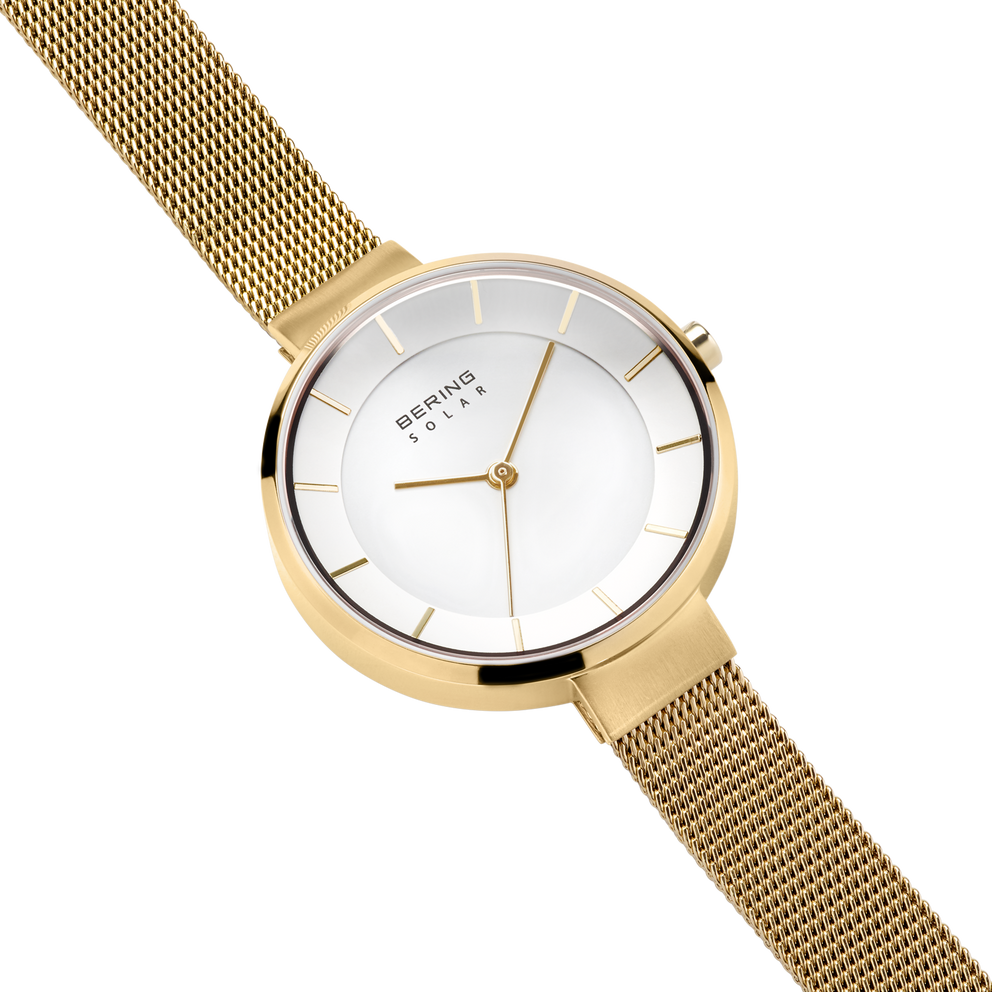 Solar Mesh Watch Bicolor