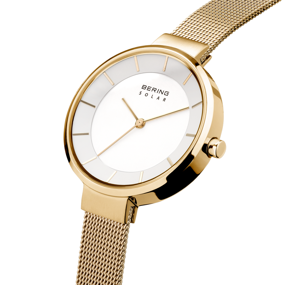 Solar Mesh Watch Bicolor