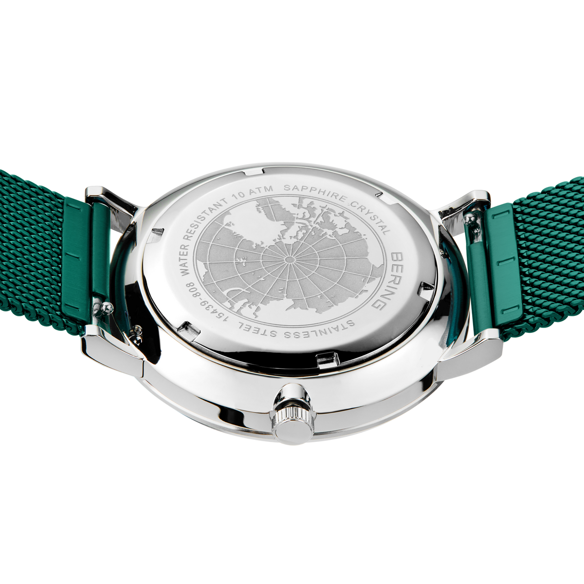 Solar datum mesh Horloge groen