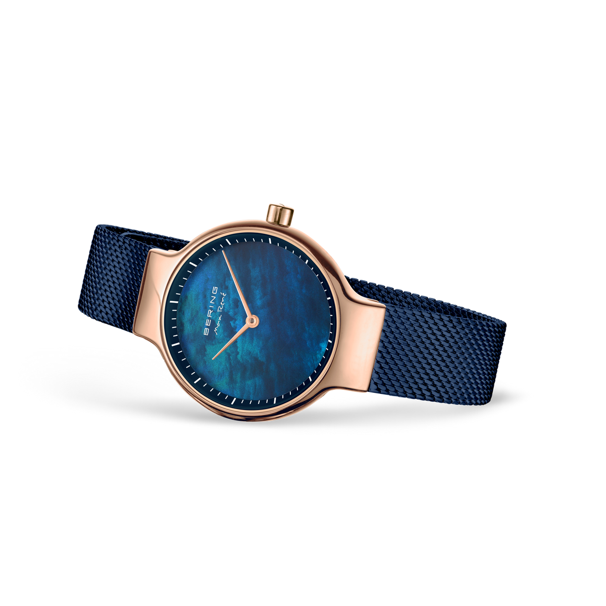 Max René Mini Mother of Pearl Mesh Watch Grey