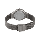 BERING-Uhr 15531-377, Rückansicht des Gehäuses mit Edelstahl-Mesh-Armband und Schließe