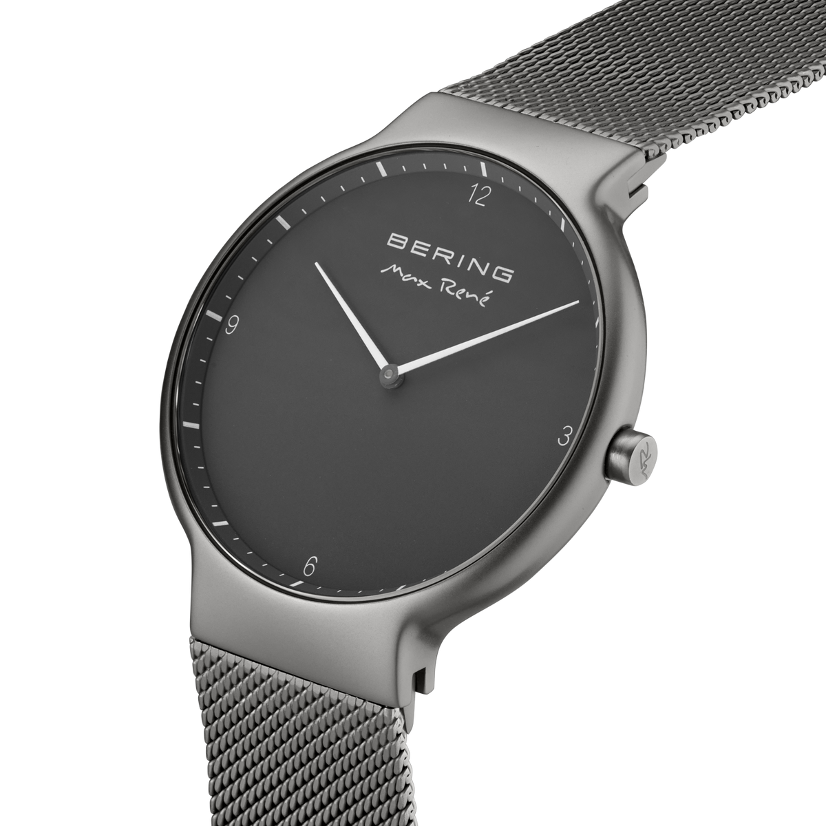 Max René Maxi Mesh-Uhr Grau