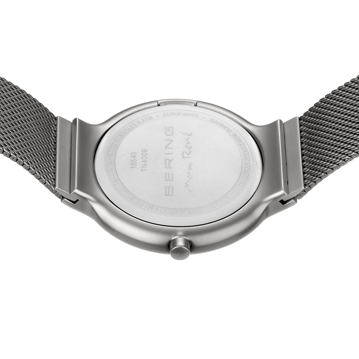 Max René Maxi Mesh-Uhr Grau