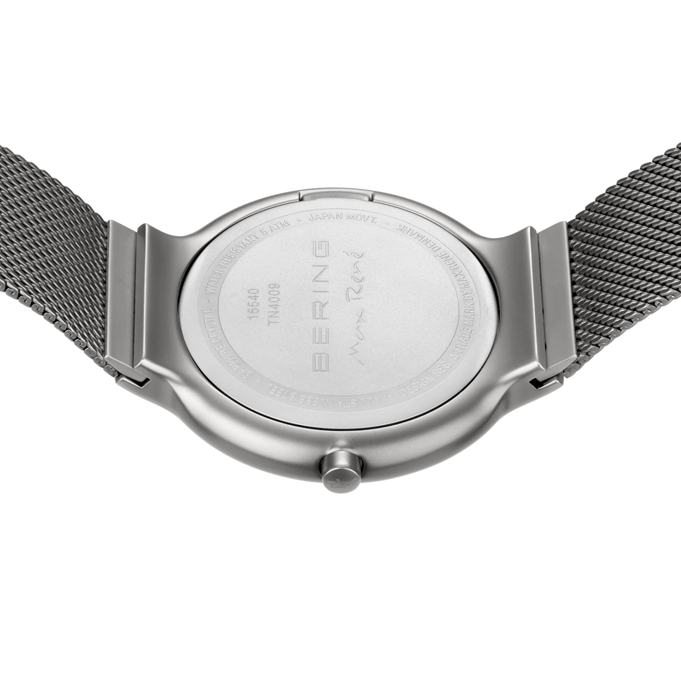 Max René Maxi Mesh-Uhr Grau