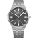 Reloj BERING de acero inoxidable con esfera oscura, pulsera de malla e índices blancos
