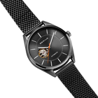 orologio automatico quadrante sunray mesh grigio