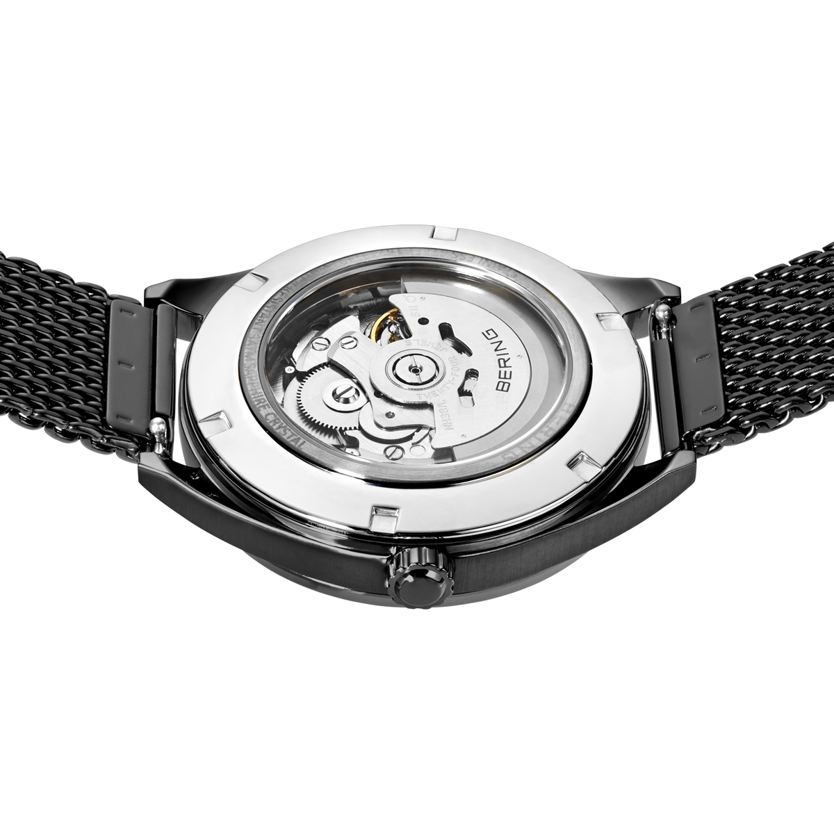 orologio automatico quadrante sunray mesh grigio
