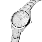 Ultra Slim Sunray Link Watch Silver