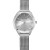 Orologio BERING Solar in acciaio inossidabile con cassa rotonda, quadrante argentato, indici minimalisti e cinturino mesh