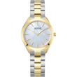 BERING Solar wristwatch with gold-and-silver two-tone stainless steel case and bracelet