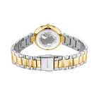 BERING watch 17529-710 rear view with two-tone bracelet in alternating silver and gold links and deployant clasp