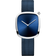 BERING Pebble watch with dark blue dial and mesh band