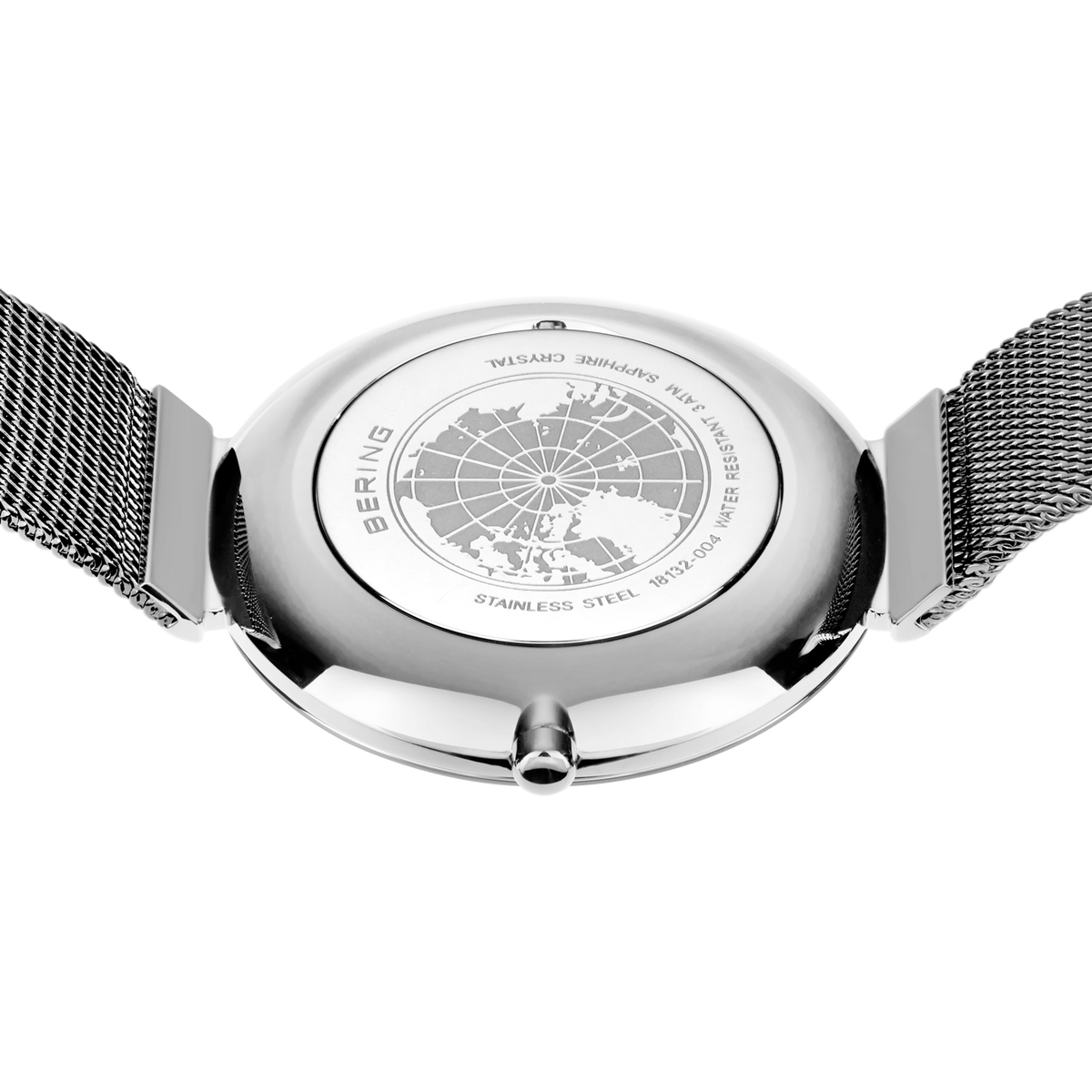 Mother of Pearl Mesh Watch White