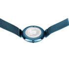 BERING Charity2 blue wristwatch caseback detail, shown from above with strap