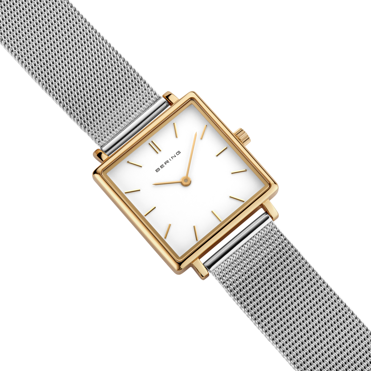 Square Mesh Watch Bicolor
