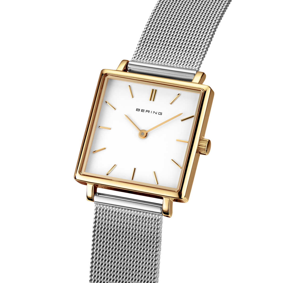 Square Mesh Watch Bicolor